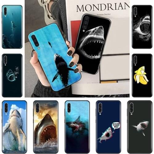 Shark ferocious marine animal Phone Case For Samsung galaxy A S note 10 7 8 9 20 30 31 40 50 51 70 71 21 s ultra plus