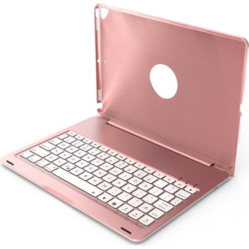 YXAN BackLight Wireless Bluetooth Keyboard Case For iPad 10.2 inch 2019 Tablet Aluminum Alloy Stand Cover+Stylus