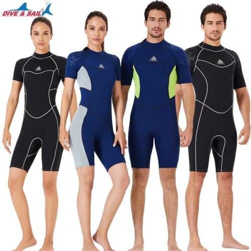 CX12-3MM wetsuit mens one-piece short-sleeved diving pants thickened warmth snorkeling surfing jellyfish wetsuit women