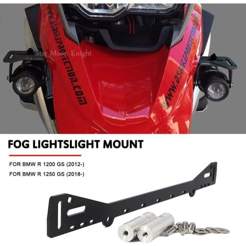 For bmw r1250gs r1200gs R 1200 1250 GS Spotlight Fog lamp Bracket Holder Spot Light Mount Auxiliary Light frame Accessories