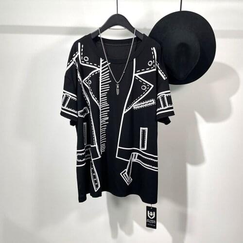 Owen Seak Men T Shirt Mens Clothing Hip Hop Tops Tees Summer High Street Women Solid Streetwear T Shirt