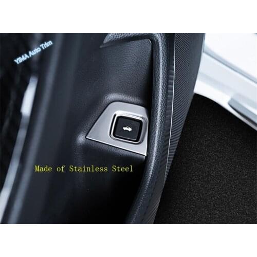 Lapetus Auto Styling Rear Tailgate Door Button Switch Cover Trim Stainless Steel 3 Colors Fit For Honda Accord 10th 2018 - 2021