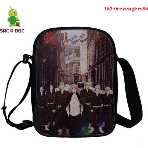 Fashion Anime Tokyo Revengers Women Handbags Cartoon Children Messenger Bags Kids Shoulder Bags Crossbody Wallet 3D Wholesale