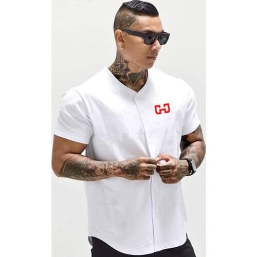 Mens Baseball Jersey New Arrival Cropped Tee Men T-shirts Short Sleeve Tshirt Sportswear
