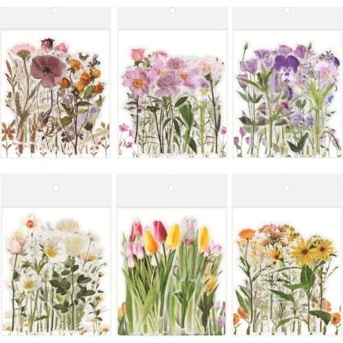 40 Pcs Flower Leave Resin Art Decorative Stickers Kit Artificial Flower Personalized Flower Epoxy Resin Fillings Stickers
