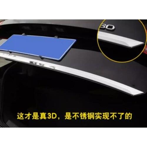 For 2019 -20 New Passat Modified Decorative Trunk Bright Strips Tailgate Bumper Trim Low With High Accessories