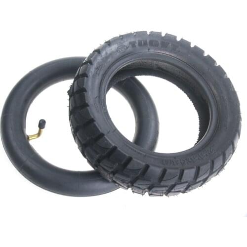 TUOVT 255*80 Pneumatic Inflatable Thickened and Widened Cover Tire with Inner tube for Zero 10X Electric Scooter Accessories