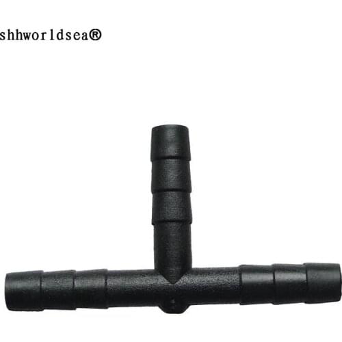 Shhworldsea auto clip fastener tubing &hose Tee connectors barbed on all Ends