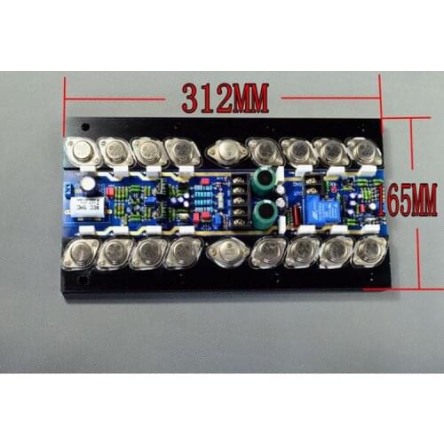 T900 HIFI Mono 18pcs transistor high-power Gold seal class A field effect amplifier board