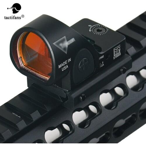 Tactical Mini RMR SRO Red Dot Scope Collimator Glock Reflex Sight Scope Fit 20mm Rail For Airsoft Hunting Rifle Accessories