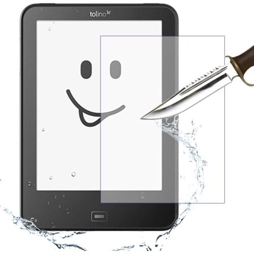Tempered glass screen protector for tolino shine tolino page version 2HD 3HD 4DH 6'' ereader screen protective film