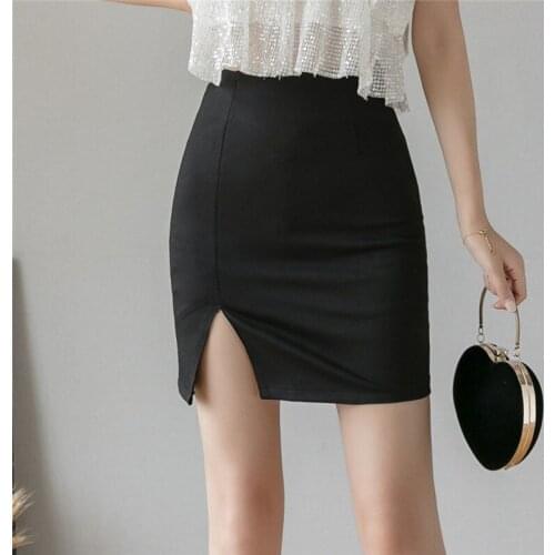 2021popular Woman Skirts Commuter Professional Formal Wear With Hip Wrap Black Skirts Elegant Office Lady Hip Wrap A024