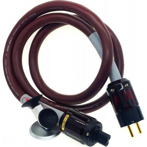 Cardas gold reference power cord OFC EU Schuko AC power cord figure 8 oyaide p-079e / p-079 / c-079 C7 MK plug