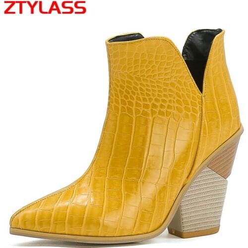 ZTYLASS Women's Wedge Ankle Boots