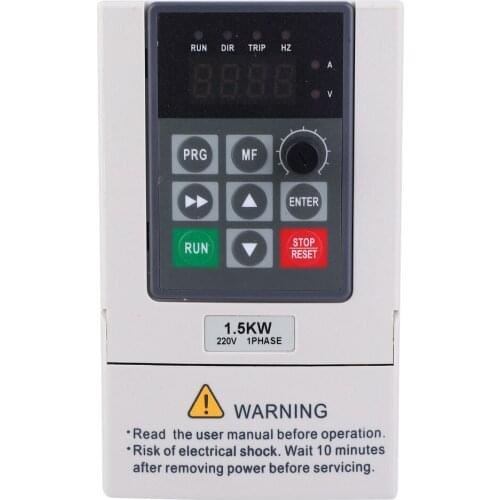 1.5KW Frequency Converter Single Phase to 3 Phase 220V Variable Frequency Converter Inverter
