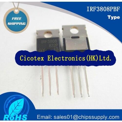 10pcs/lot IRF3808PBF 3808 TO220