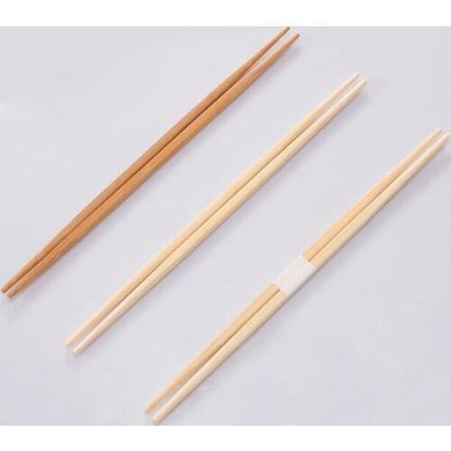 100 Pairs Japan Style Bamboo Sushi Chopsticks Natural Disposable Two Pointy Tableware Dinning Set For Restaurant