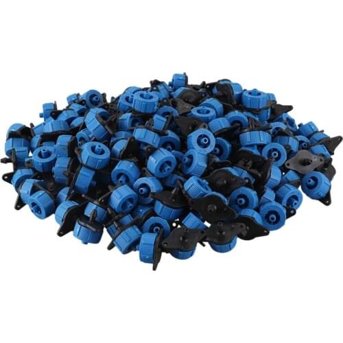 400 Pcs 8L Pressure Compensating Dripper Irrigation Misting Micro-Flow Dripper Automatic Watering Nozzle Drip Garden Sprinklers