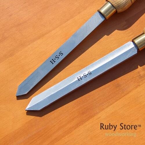 A2018-2 Parting Chisel or A2019-L Diamond Parting Tool Scraper HSS Woodturning Gouge