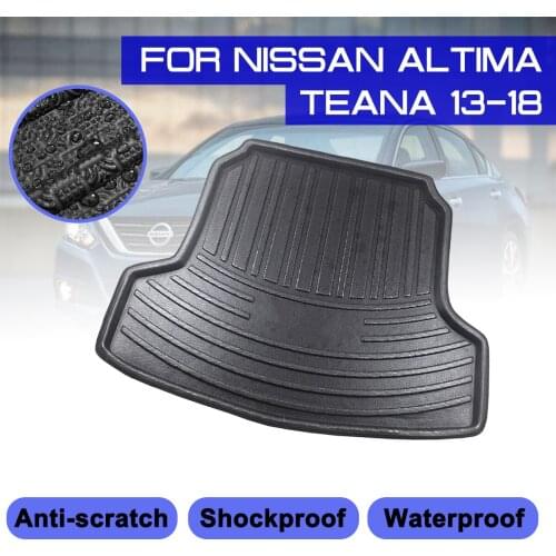 Car Carpet For Nissan Altima Teana 2013 2014 2015 2016 2017 2018 Rear Trunk Anti-mud Cover Floor Mat