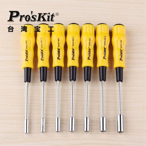 Free Shipping Brand Proskit 1PK-9402 7Pcs Electronic Hex Nut Driver Set Precision Screwdriver Set