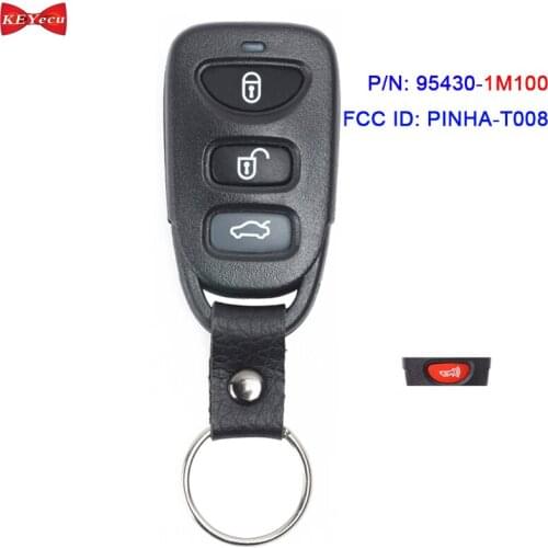 KEYECU for Kia Forte Forte Koup 2010 2011 2012 2013 2014 Remote Key Fob PINHA-T008 4018A-HAT008 95430-1M100 315MHz