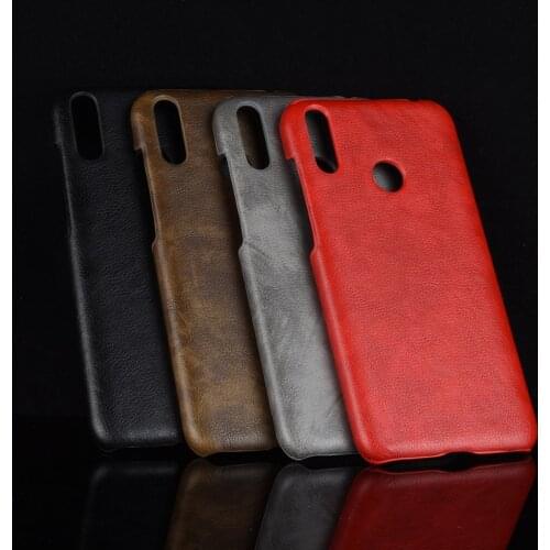 For Huawei Y9 2019 Case Litchi Skin Pattern PU Leather and PC Book Cover For Huawei Y9 2019 JKM-LX3 JKM-LX1 Y 9 2019 Phone Case