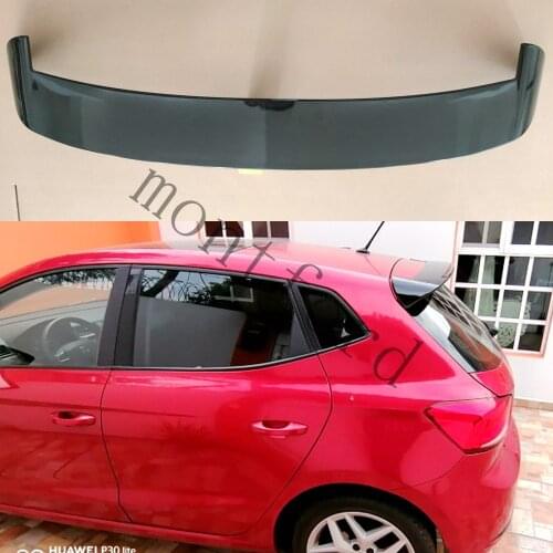 For VW Seat IBIZA TGI/FR Hatchback 2017 2018 2019 High Quality ABS Platic Rear Roof Spoiler Car Tail Wing Decoration