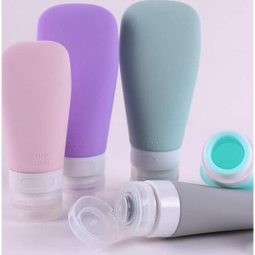 Travel Bottles Leak Proof Silicone Squeezable Travel Shampoo Bottles Refillable Travel Containers Toiletries Refillable Bottles