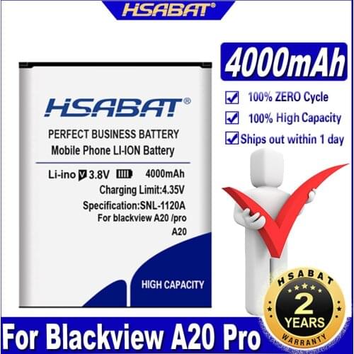 HSABAT Batteries For Blackview A20 Phones China
