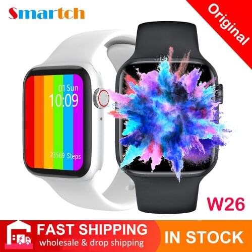 IWO Watch6 and W26 Smartwatch IWO 12 Pro 13 1.75 Inch 320*385 Smart Watch Men Women DIY Watch Face Wireless Charger Thermometer