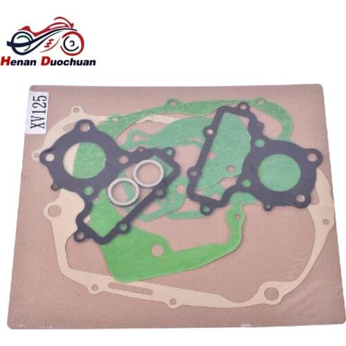 Motorcycle Complete Cylinder Head Overhaul Gasket Mat Kit for YAMAHA XV125 Virago 1997-2002 XV 125 Drang Star 125 2000-2005 #a