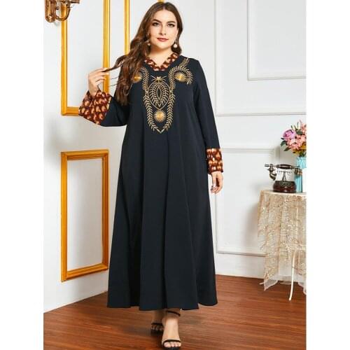 Moroccan Kaftan Dubai Abaya Bangladesh Caftan Turkish Robe Muslim Women Maxi Dress Embroidery Gown Jilbab Ramadan Islam Clothing