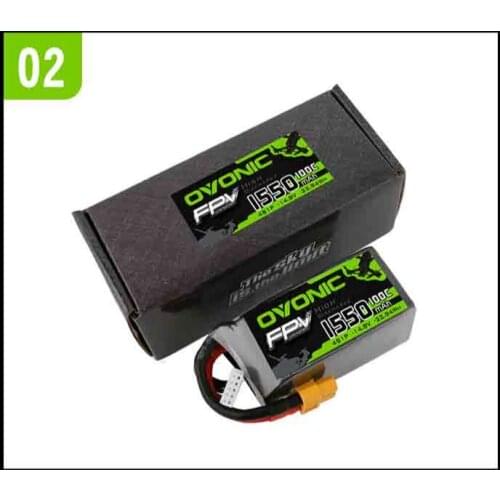 Model airplane battery Ovonic drones 1550mah largre capacity fpv100C3s 4s 6s 14.8V li-ion outdoor emergency power bank