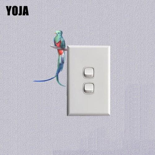 YOJA Cartoon Birds Creative Decor Wall Switch Sticker Living Room Bedroom Decals 10SS0396