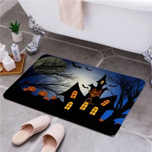 Holy Night Entrance Door Floor Mat Door Mat Non-Slip Foot Pad Home Welcome Carpet For Hallway Bath Kitchen Doormat