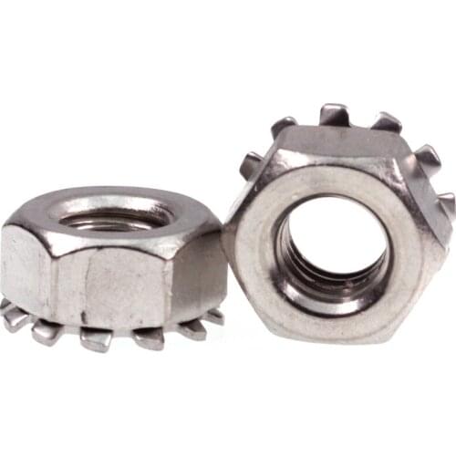 Stainless steel K nut with tooth nut K hat American nut M3M4M5M6M8M10