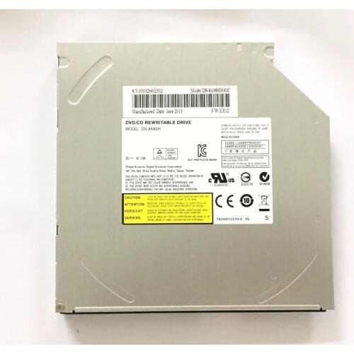 For Lite-on DS-8A9SH Laptop Internal 12.7mm SATA DVD Optical Drive Super Multi 8X DVD-RW DVD-R DL RAM Burner 24X CD Writer Case