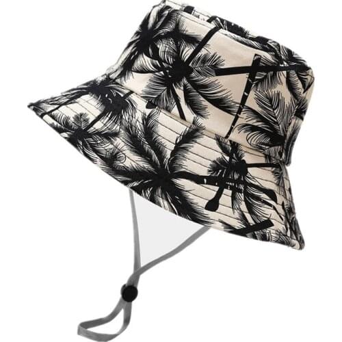 Cotton Plant Print Bucket Hat Fisherman Hat Outdoor Travel Hat Sun Cap Hats for Men and Women 359