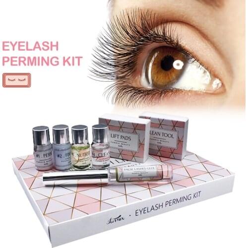 Eyelash Lifting Kit Eyelash Perming Bulk Eyelash Glue Calia Perm Set Professional Eyelash Lift Make Up For Growth TSLM1