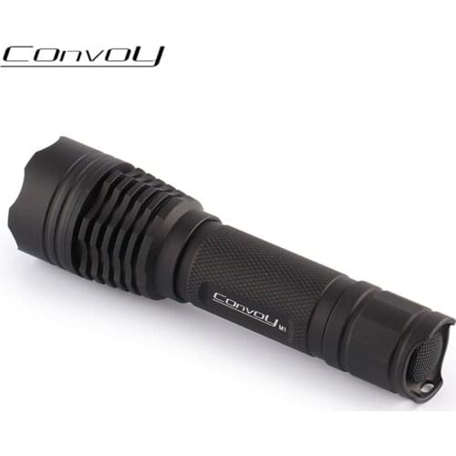 Convoy M1 Cree XML2 Led Linterna 18650 Flashlight High Powerful Lantern Black Torch Camping Fishing Flash Light Outside Lamp
