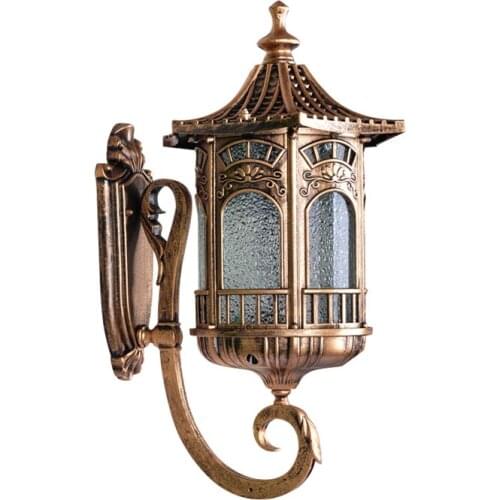 Outdoor door balcony lamp waterproof garden light creative villa exterior wall sconce retro porch lighting