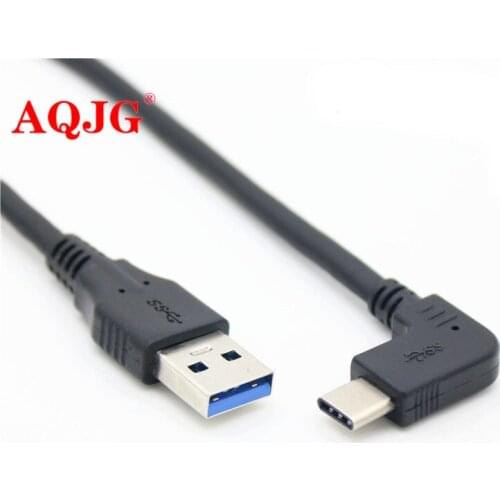 USB 3.0 Type-A Male to USB3.1 Type-C Male Up/Down Angle USB Data Sync & Charge Cable type c Cord Connector adapter