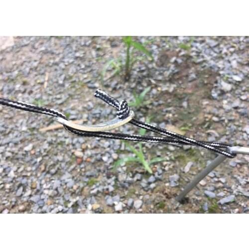 10pcs Replacement Aluminum Alloy Guy Line Runners For Camping Tents Awnings