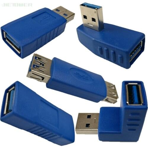 100pcs/lot Wholesale USB 3.0 A Male To Female Adapter Connector for Laptop PC Z07 Coupler Gender Changer Connector Fast Speed