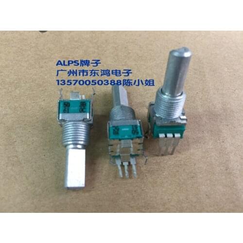 2PCS/LOT ALPS Alps RK09L precision potentiometer, single B50K axis long 20mm power amplifier potentiometer