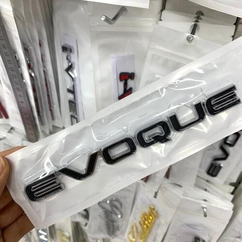 2X Car Styling Hood Trunk Logo Badge Sticker For Range Rover Sport Evoque ABS Car Styling Trunk Logo Letters Emblem