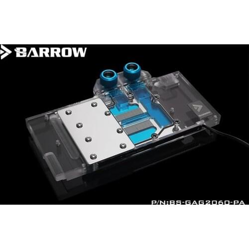 Barrow BS-GAG2060-PA, LRC 2.0 Full Cover Graphics Card Water Cooling Blocks, for Galaxy / Gainward RTX2060 / GTX1660Ti / GTX1660