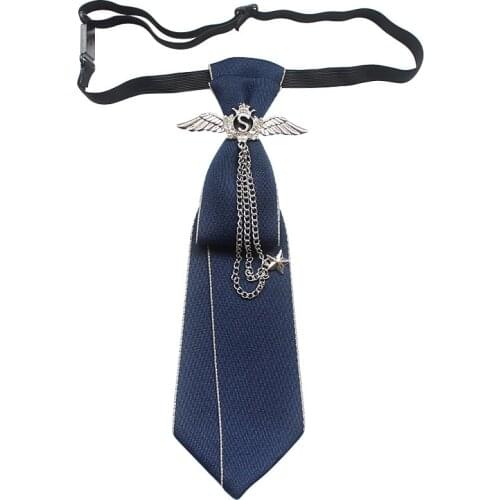 Korean White Shirt Luxury Tie Suit Mens and Womens New Collar White General Tassel Solid Color Wedding Free Tie Accessories