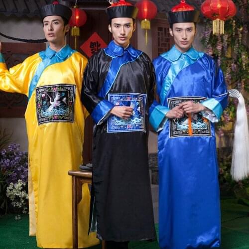 China Ancient Movie Costume Men Soldier Stage Clothing Ancient Costume Christmas Evening Performance Zombie clothing officer 16